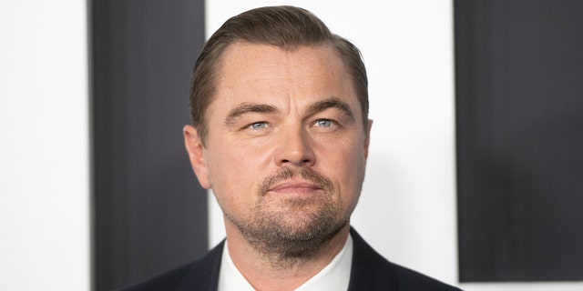 Leonardo DiCaprio, who has used his platform to advocate for climate action, is pictured during a movie premiere in 2021.